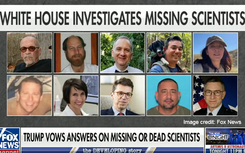 Does mystery of dead and missing scientists intersect with UAP mystery?
