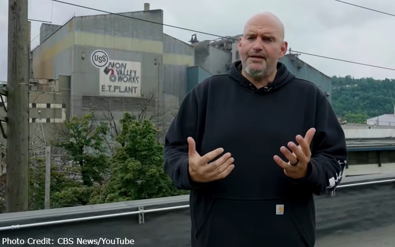 In video appearance, Fetterman calls himself a 'common-sense Democrat'