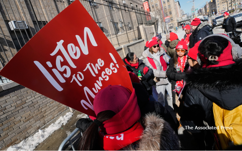 NYC nurses reach a deal to end a strike at 2 major hospitals while walkout continues at another
