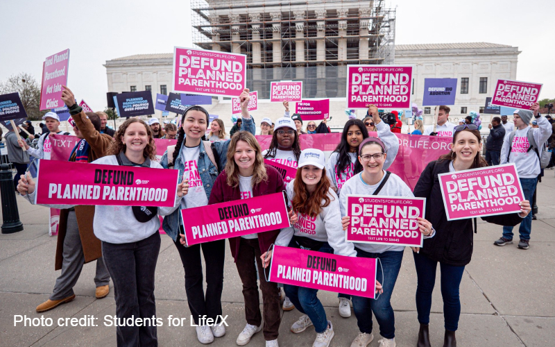 Pro-lifers pray justices end flow of Medicaid money to Planned Parenthood
