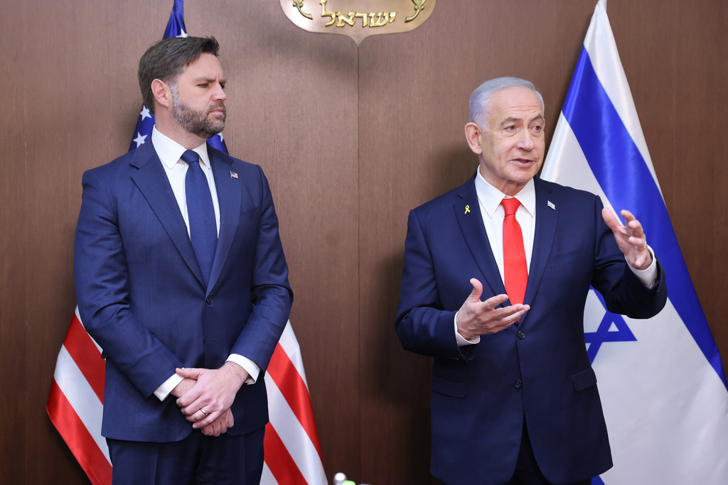 Israel 'not a protectorate' of the US, Netanyahu says ahead of meeting with Vance