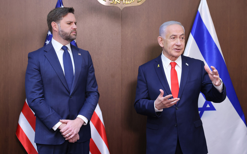 Israel 'not a protectorate' of the US, Netanyahu says ahead of meeting with Vance