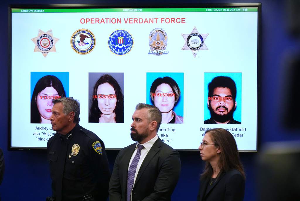 4 charged with plotting New Year's Eve attacks in Southern California