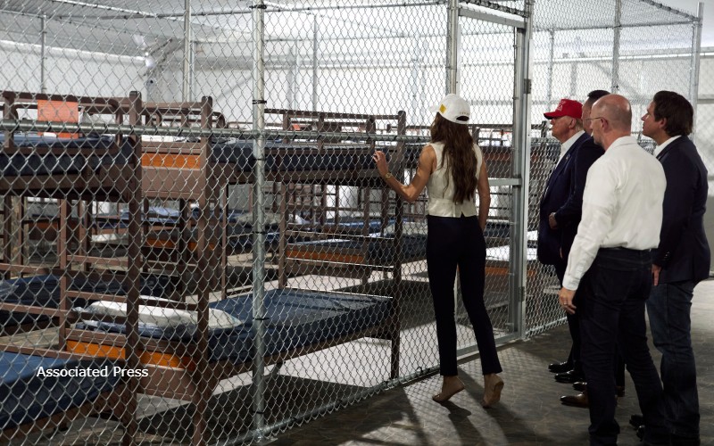 Florida reports first detainees arrive at 'Alligator Alcatraz'