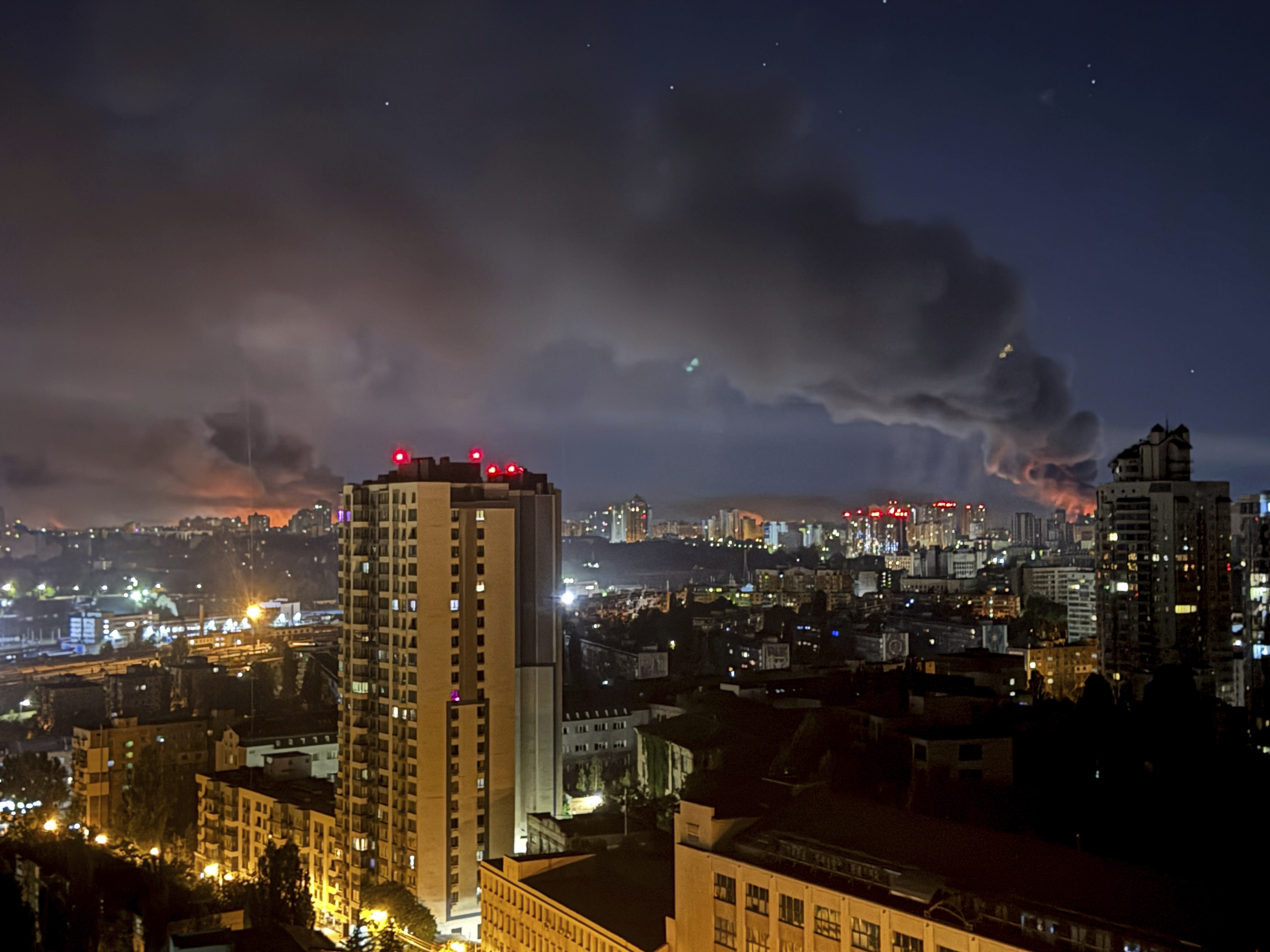 Russia launches largest missile and drone barrage on Kyiv since war in Ukraine began