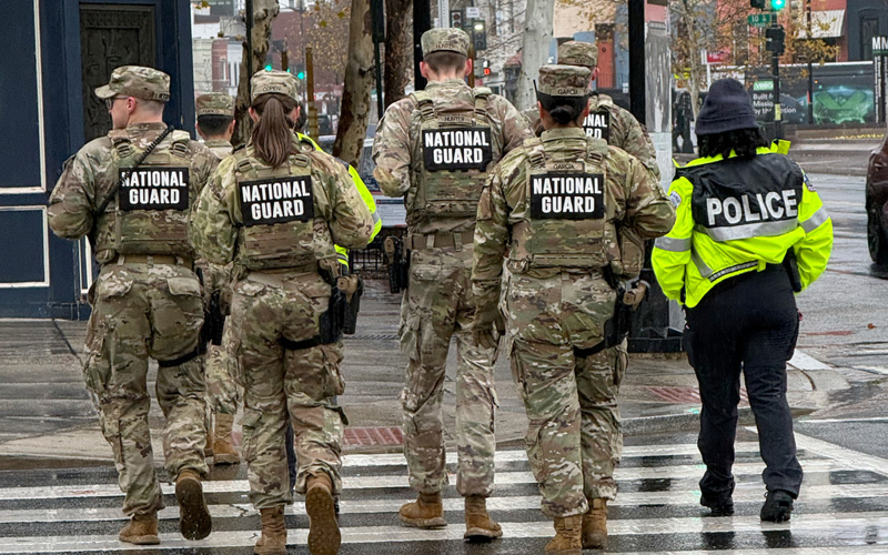 Report: National Guard member shot in DC has shown positive signs