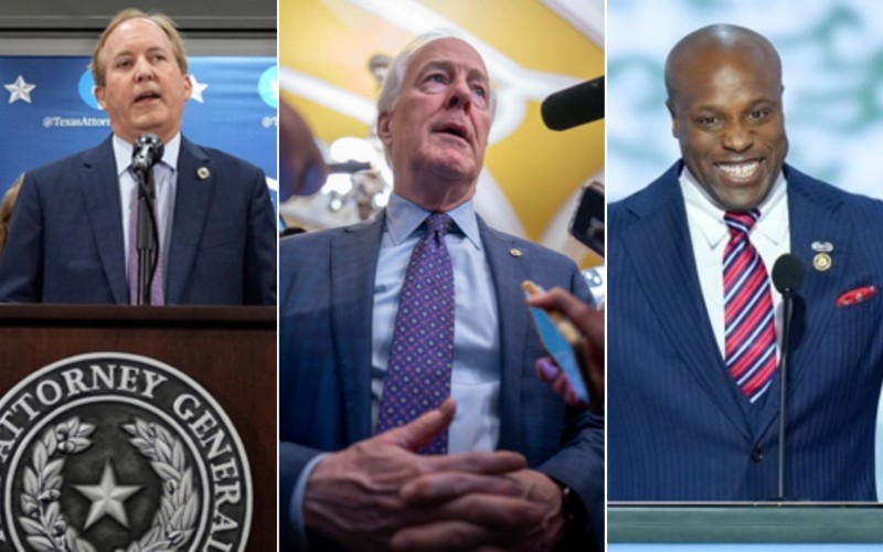 Paxton leads polling in three-way race on eve of GOP primary