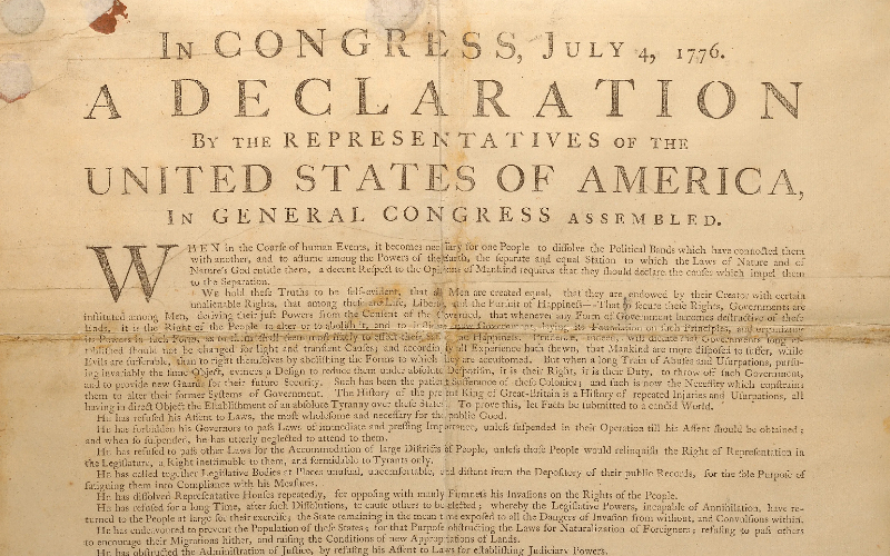Senator's motive for dissing Declaration: A rebellious heart, not ignorance of history