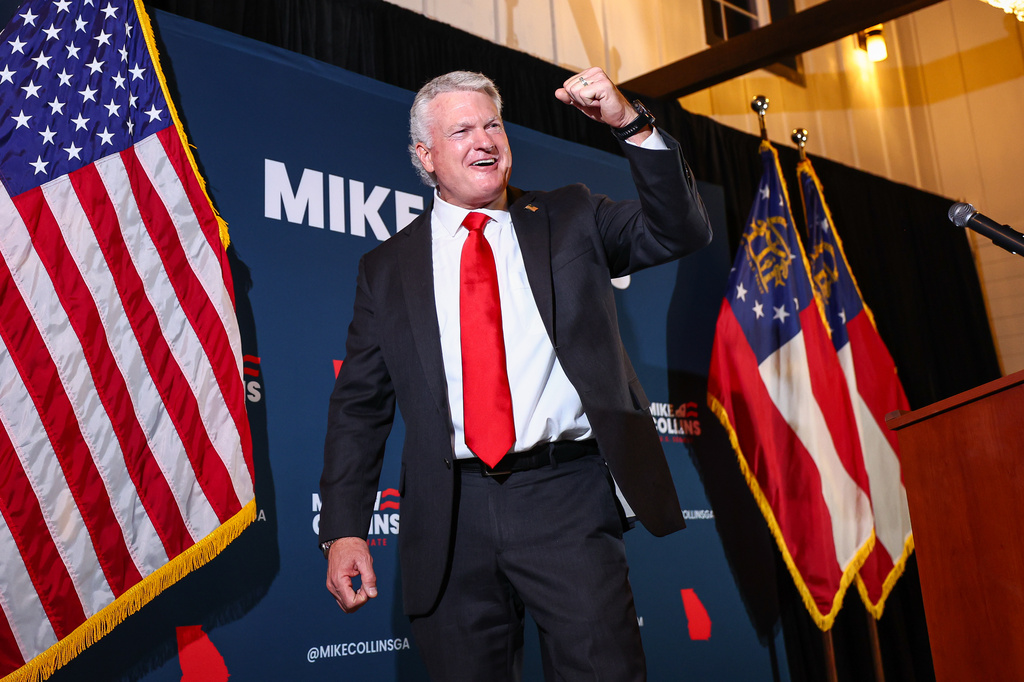 Georgia Republicans choose Collins for Senate and Jackson for governor