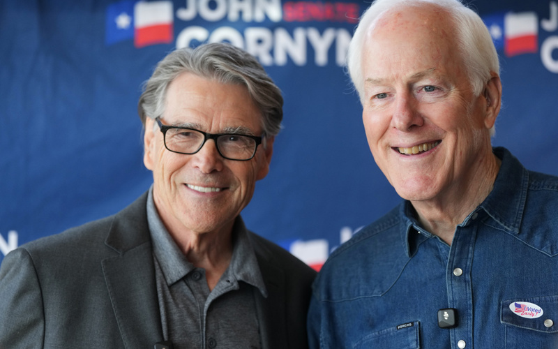 Trump heads to Texas, where 3 friends are battling in Senate Republican primary