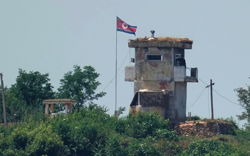 North Korean soldier defects to South Korea across the rivals' heavily fortified border