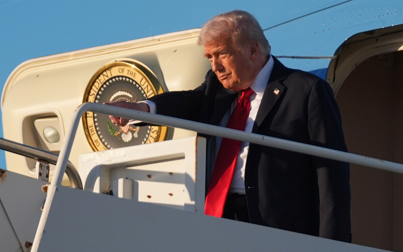 Trump arrives in Egypt for Gaza summit after urging Israel to seize a chance for peace