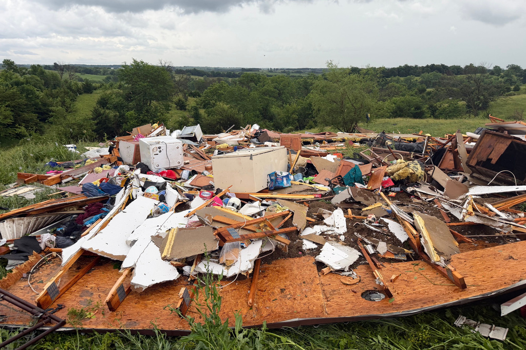 Officials search tornado-damaged areas after strong storms hit Illinois and Indiana