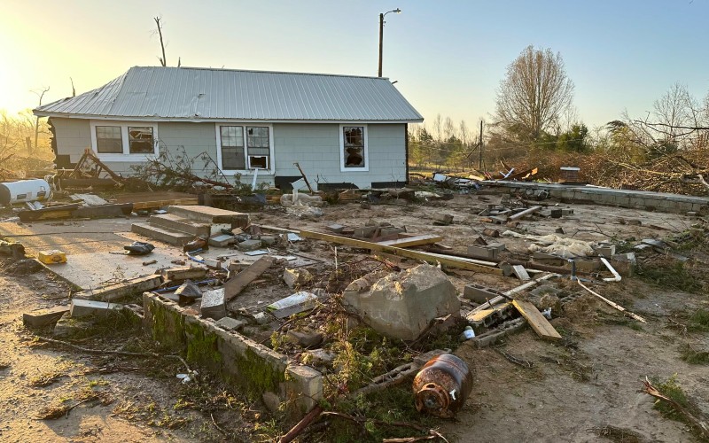 In Jesus' name, rebuilding where the storm raged