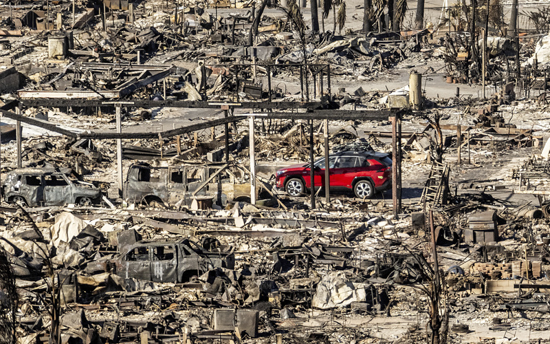 16 dead, 16 missing as fire crews try to corral Los Angeles blazes before winds return this week