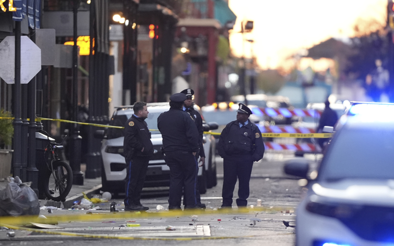 Driver rams New Year's revelers in New Orleans, killing 10. FBI investigating as 'act of terrorism'