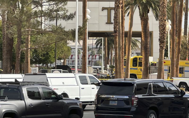 1 person dies when Tesla Cybertruck catches fire and explodes outside Trump's Las Vegas hotel