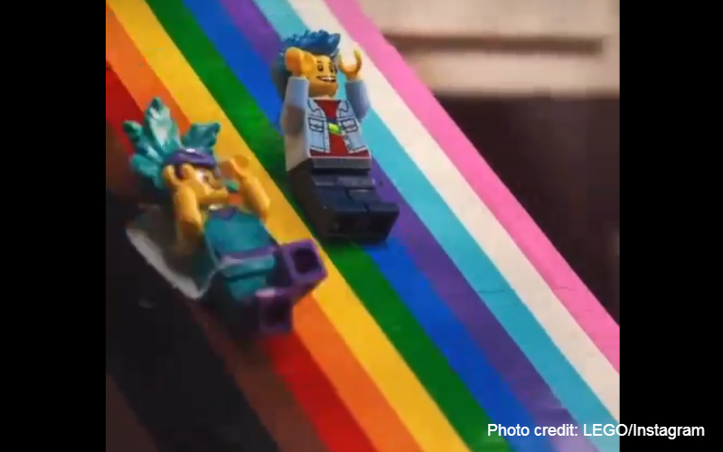 LEGO urged to let go of 'pride' push aimed at children