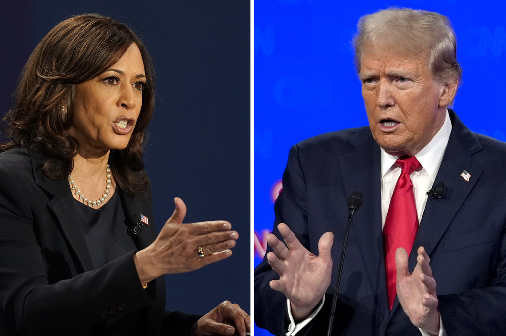 Trump and Harris debate underway