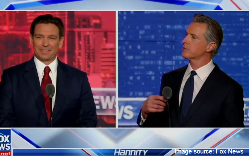 DeSantis pummeled Newsom with red-vs-blue facts but will it help him win GOP nomination?